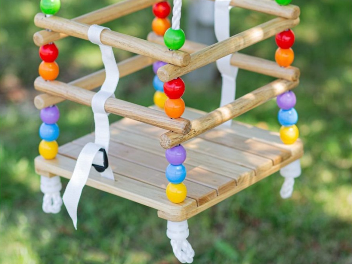 Korálik Bigjigs Toys Houpačka