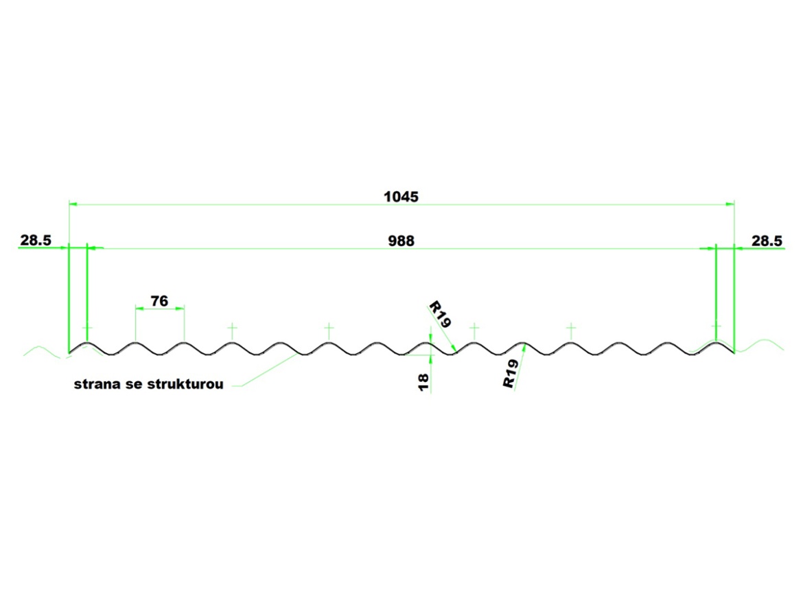 Polykarbonátová vlnitá deska Brett Martin Marlon CSE Diamond