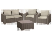 Keter Zahradní set  California 2+2+1 cappuccino