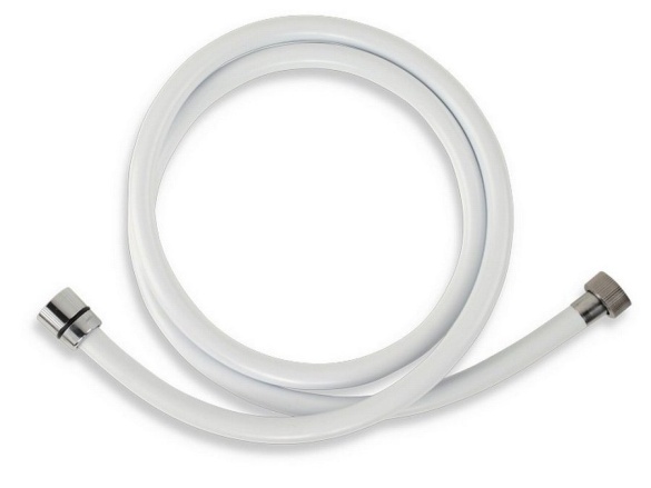 Novaservis Sprchová hadice 150 cm, bílá,  PVC/150,11