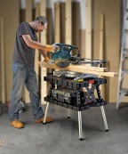 Asztal Keter Stůl  Folding Work Table dílenský, z výstavy