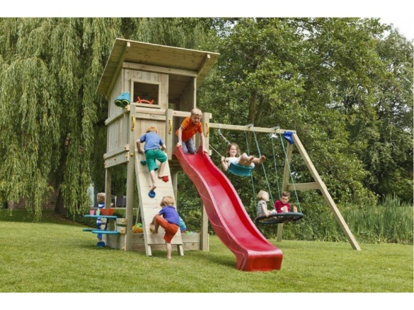 Detské ihrisko so šmykľavkou Blue Rabbit Beach Hut