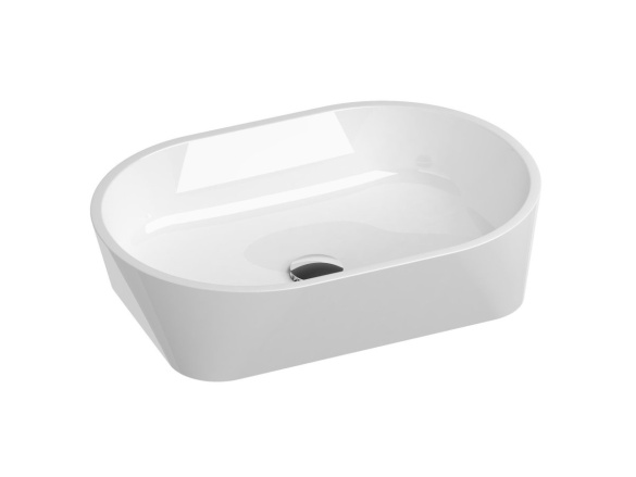 Ravak Umývadlo Solo 58, bez otvoru pre batériu, bez prepadu