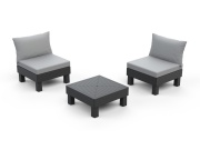 Keter Zahradní nábytek  Elements balkónový modulární set grafitový