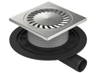 Technická sanita –  Chuděj PVBU 40 (snížená, univerzální) 150 x 150 mm, ocel, Sun, K3, ne