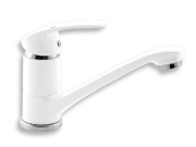 Novaservis Dřezová baterie Metalia 57, bílá/chrom, stojánková,  57096,1