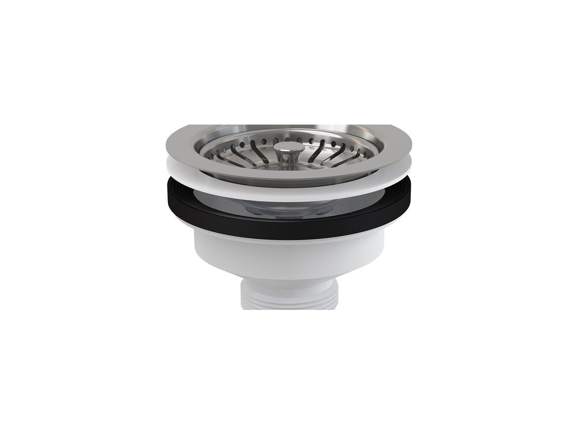 Alcadrain Dřezová výpusť 6/4", nerez mřížka,  A37