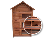 Dřevěná králíkárna Scobax Hayden