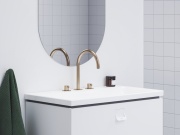 Ravak ES 018.00CR Umyvadlová stojánková 3-otvorová baterie 270 mm bez výpusti, chrom