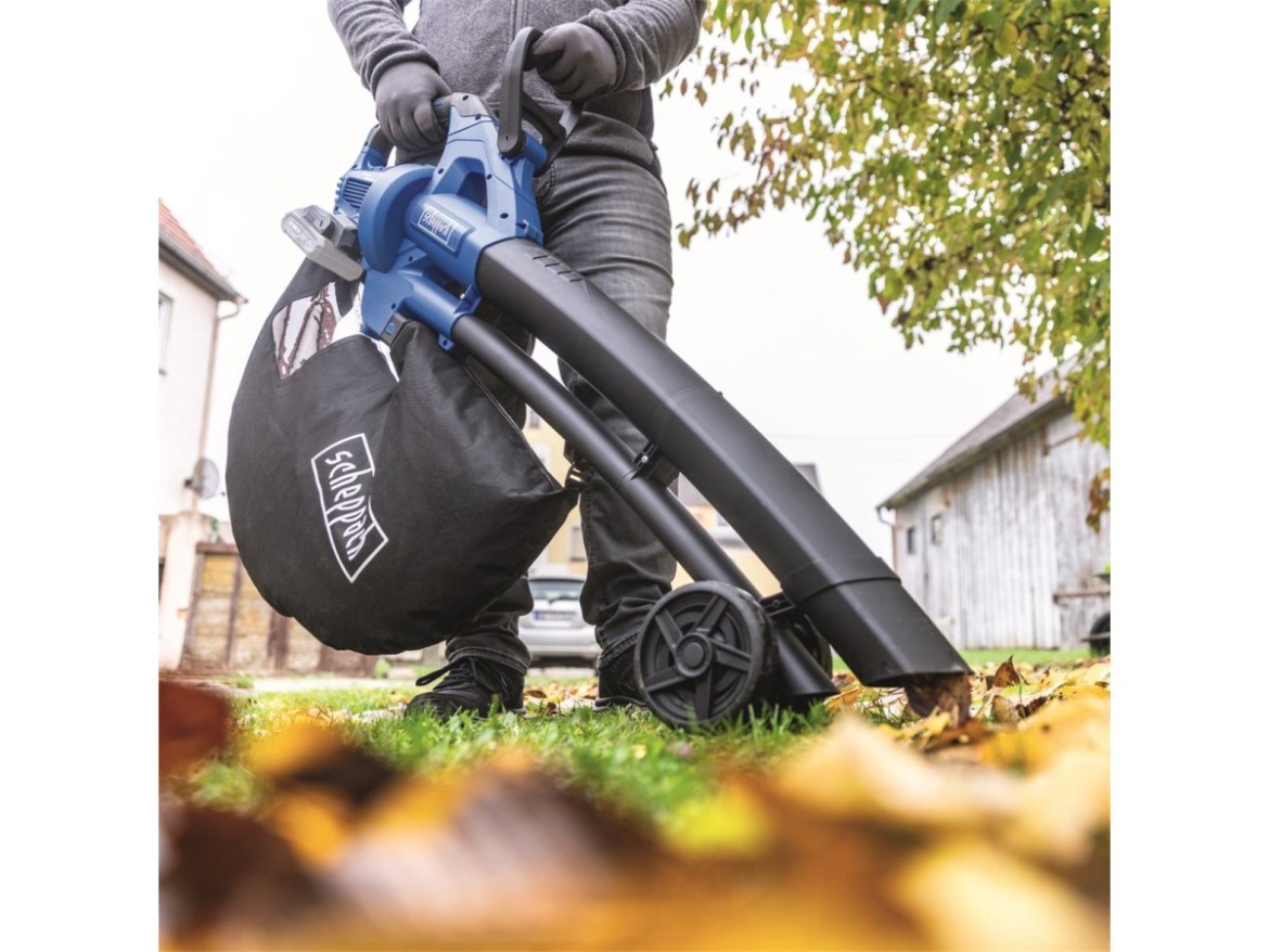 2x20 V IXES aku vysavač/foukač 4v1 (bez baterie a nabíječky) Scheppach BC-BLV720-X