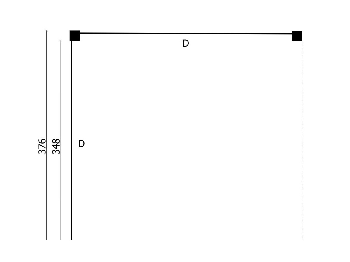 Tuindeco Flachdach Stavanger type XL, zusammensetzung 1, unbehandelt