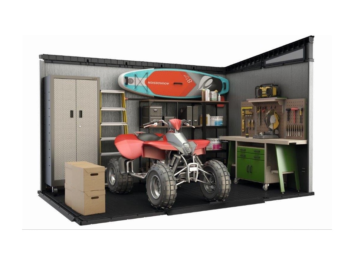 Keter Zahradní domek  Artisan 11x7 šedý/antracit, s podlahou