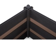 G21 Vyvýšený záhon  Crop Duo 143 x 68 x 57, WPC, Ořech