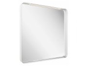 Ravak Zrcadlo Strip 50x70 cm s osvětlením, černá