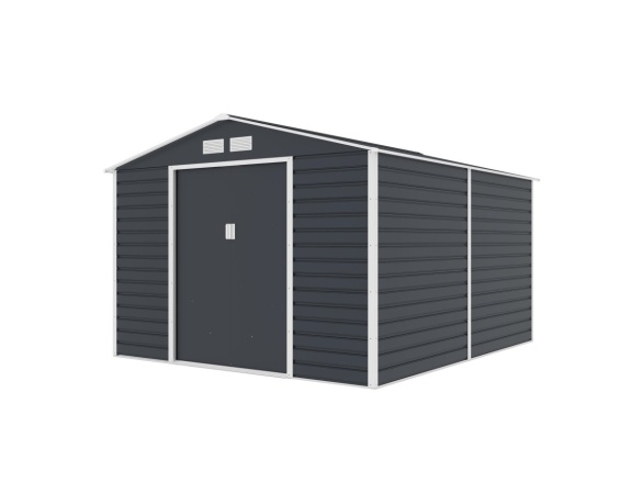 Plechový zahradní domek G21 GAH 884 - 277 x 319 cm, antracitový
