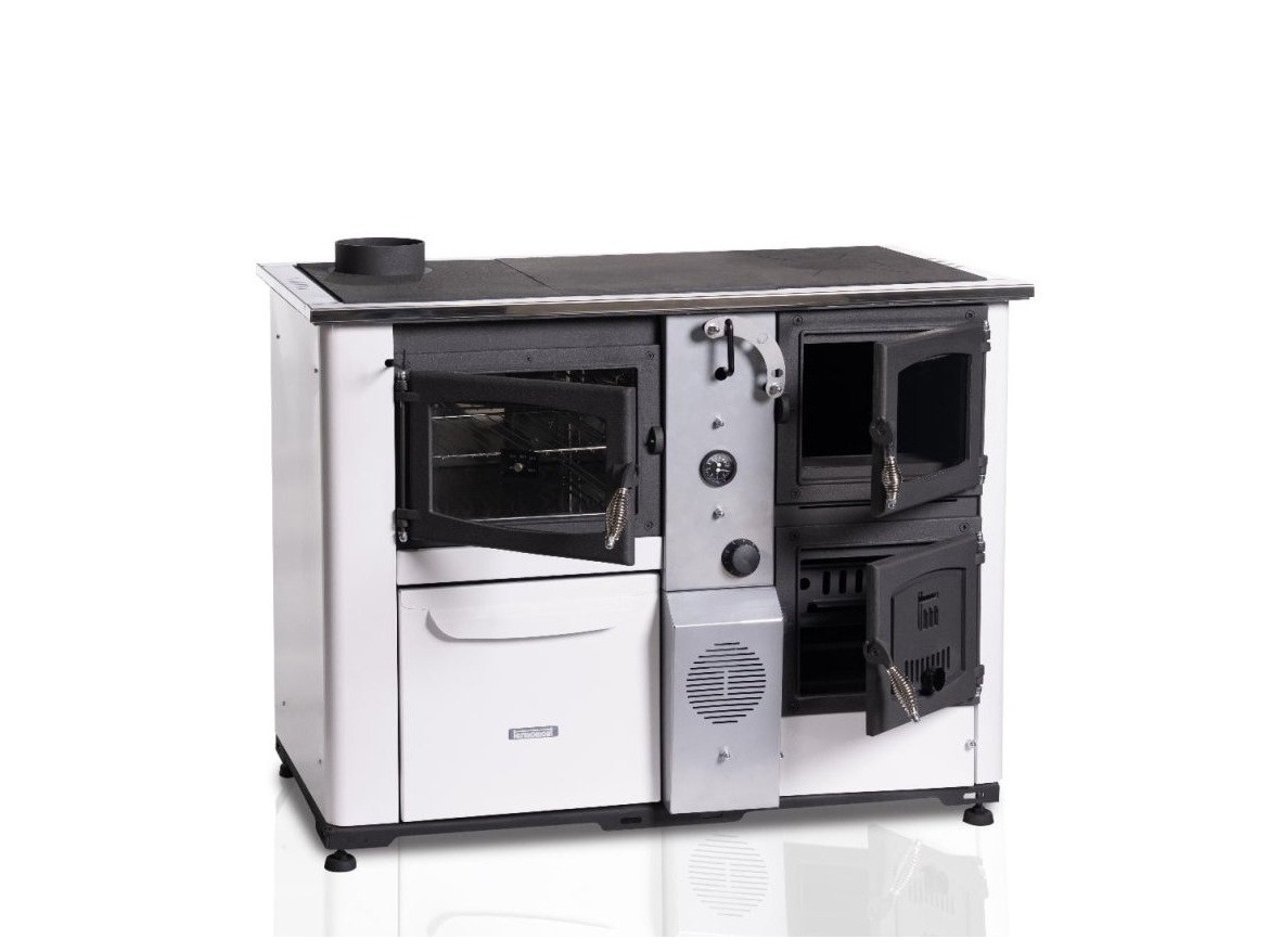 Sporák na tuhá paliva s výměníkem Termomont TEMY PRO P 25