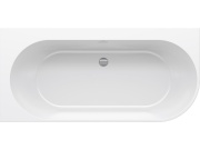 Ravak Vaňa Freedom Corner 170x80 L, voľne stojaca, biela, krytka odtoku biela/čierna/chróm