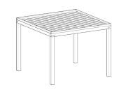 Tuindeco Flat roof Stavanger type XL extension douglas fir