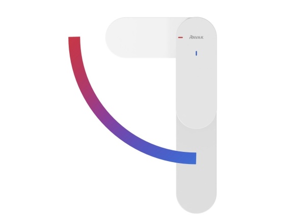 Ravak EL 012.61RGB Umyvadlová stojánková baterie BeCool 170 mm bez výpusti, Rose Gold Brushed