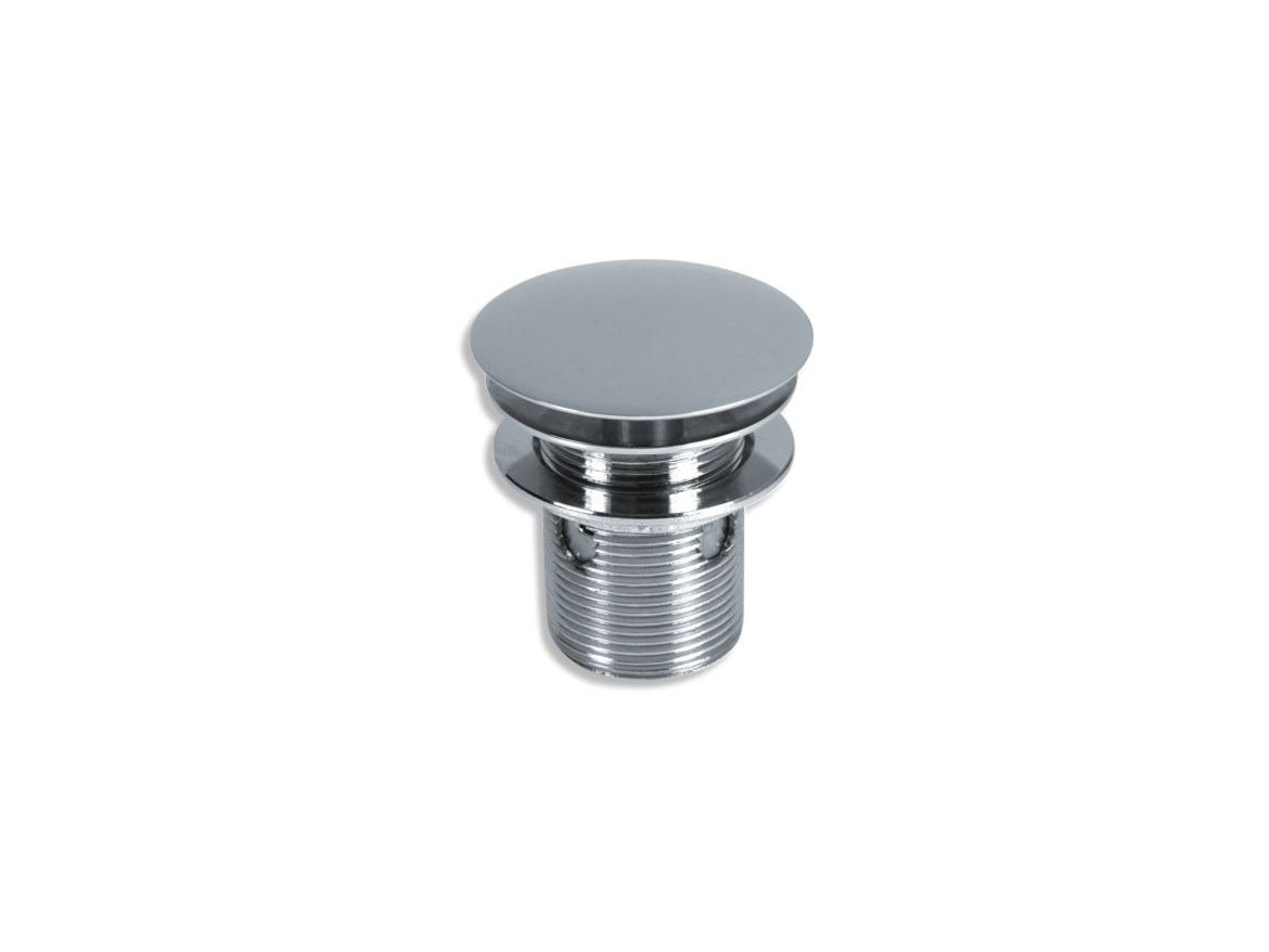 Novaservis Umyvadlová výpusť Luxus 5/4", chrom, click-clack, velká zátka,