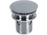 Novaservis Umyvadlová výpusť Luxus 5/4", chrom, click-clack, velká zátka,