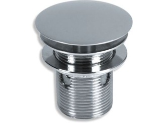 Výpuste a zátky – Novaservis Umyvadlová výpusť Luxus 5/4", chrom, click-clack, velká zátka,