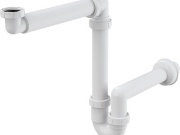 Alcadrain Umyvadlový sifon A434 bez výpusti G 5/4", odpad 40 mm,  A434