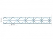 Lexan Polykarbonátová komůrková deska 16 MM BRONZ, 6 stěn