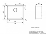 Kuchyňské dřezy Reginox SET Miami 500 Gold + baterie Cano + příslušenství