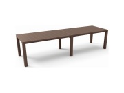 Keter Jídelní stůl  JULIE DOUBLE - 295 x 90 x 74,5 / 147,5 x 180 x 74,5 - cappuccino