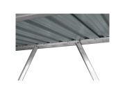 Přístřešek na dřevo 2 x 1,5 m s pultovou střechou antracit Riwall PRO RMWS 3x7 Anthracite