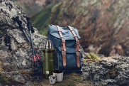 G21 Termoláhev  na pití, 1000 ml, khaki zelená s rukojetí