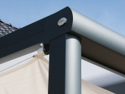 Hliníková pergola CLIMALUX antracit Skylux Pergola Climalux