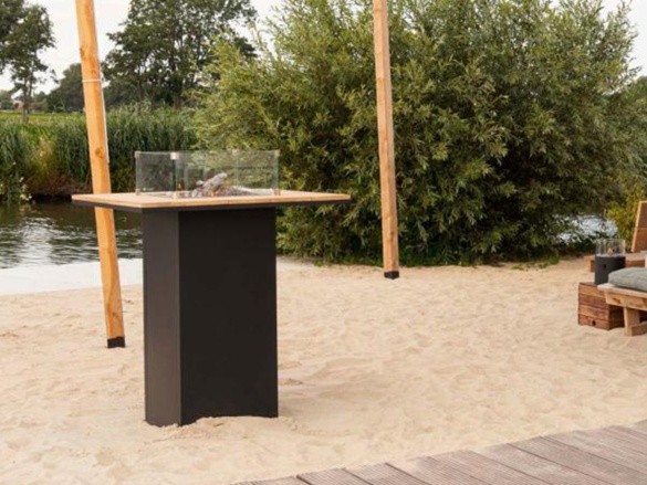 Stůl s plynovým ohništěm COSI Cosiloft 100 Wood Bar