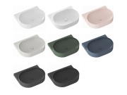 Ravak Umyvadlo Yard 60, bez otvoru pro baterii, bez přepadu, bílá