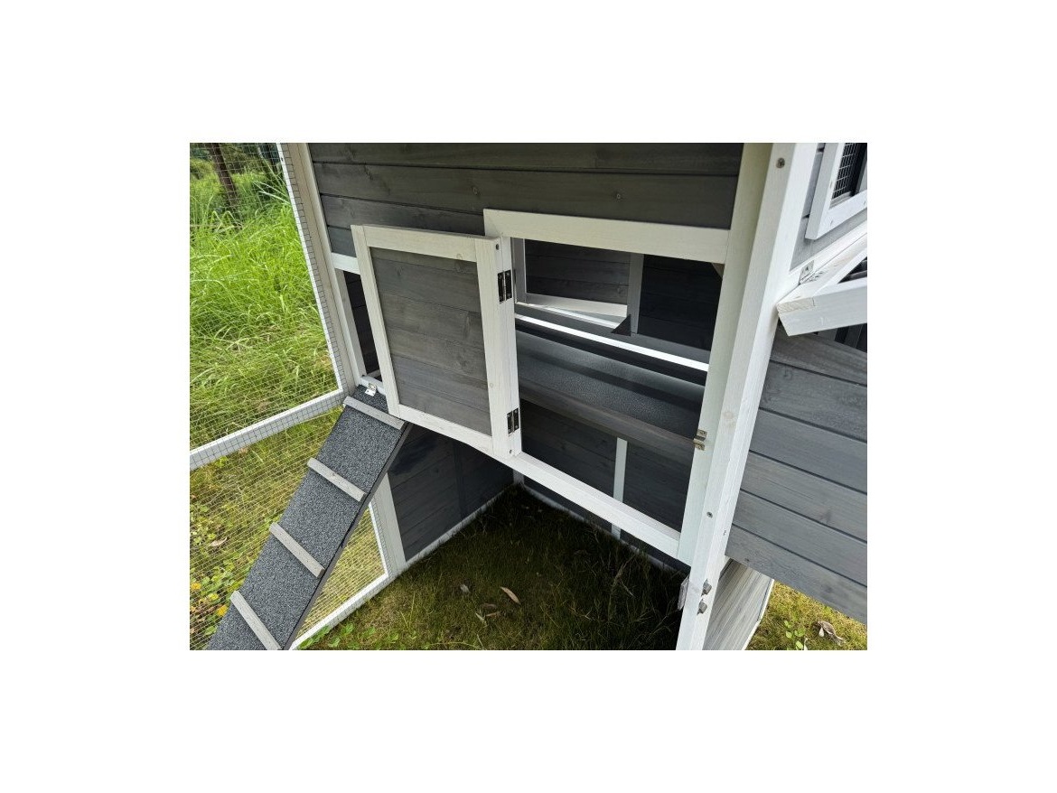 Scobax Dřevěný kurník s výběhem Bejrút, 195x140x180 cm