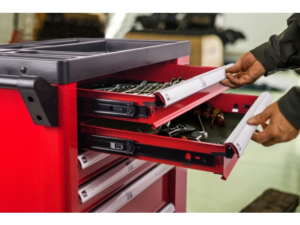 G21 Dílenský vozík  Cooper 6, červený