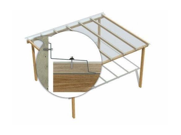 Čelní napojení na stěnu Glaze Palram