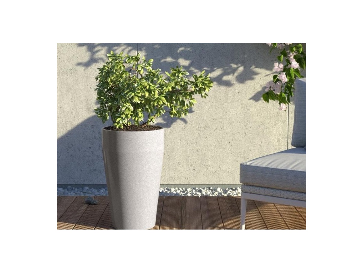 Granitové květináče Granisil granitový květináč MONTI 55 cm