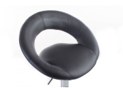 G21 Barová židle  Orbita koženková black