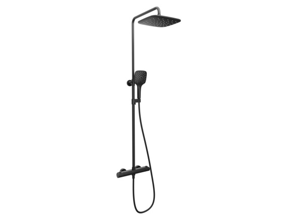 Ravak FL 091.00CR Sprchový stĺp s termostatickou batériou, posuvný, so sprchovým setom, chróm