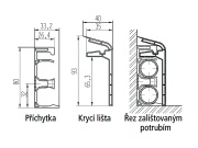 Krycí lišta Chuděj FOR-TOP