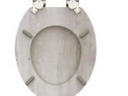 WC sedátka, záchodová prkna Schütte LIGHT WOOD | MDF, Soft Close