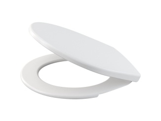 WC-k, bidék és piszoárok –  Alcadrain WC sedátko s poklopem, bílé, Aladrain A60