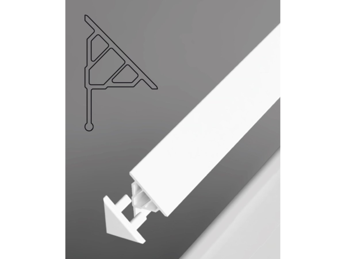 Ravak Sada pro krycí lištu 0,6, bílá