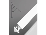 Ravak Sada pro krycí lištu 1,1, bílá