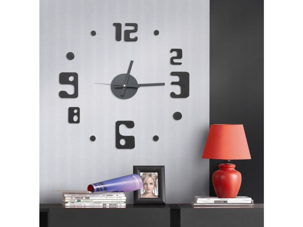 G21 Samolepící hodiny  Eccentric Style