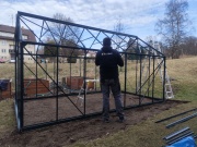 Üvegház összeszerelés