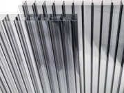 Polikarbonát méhsejtlemez Arla Plast Polykarbonátová komůrková deska 16 MM ANTRACIT, 5X struktura