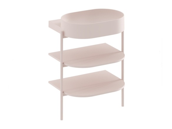 Ravak Konstrukce pod umyvadlo CS Yard 80, Alabaster Pink